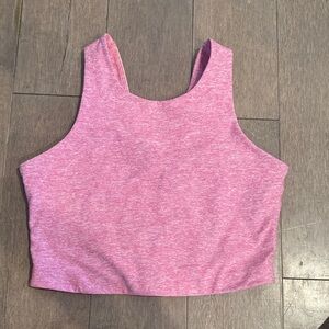 Outdoor Voices Pink Crop Top